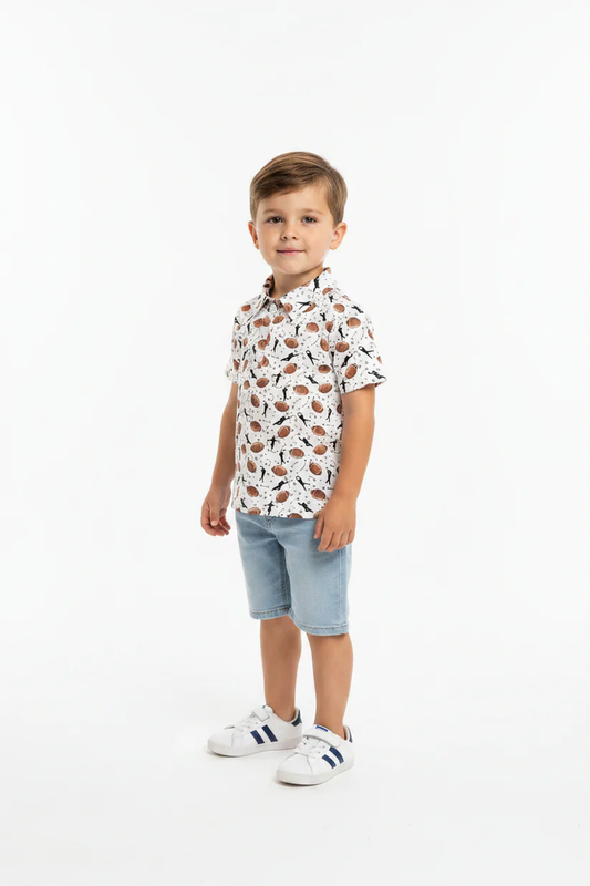 football polo t-shirt