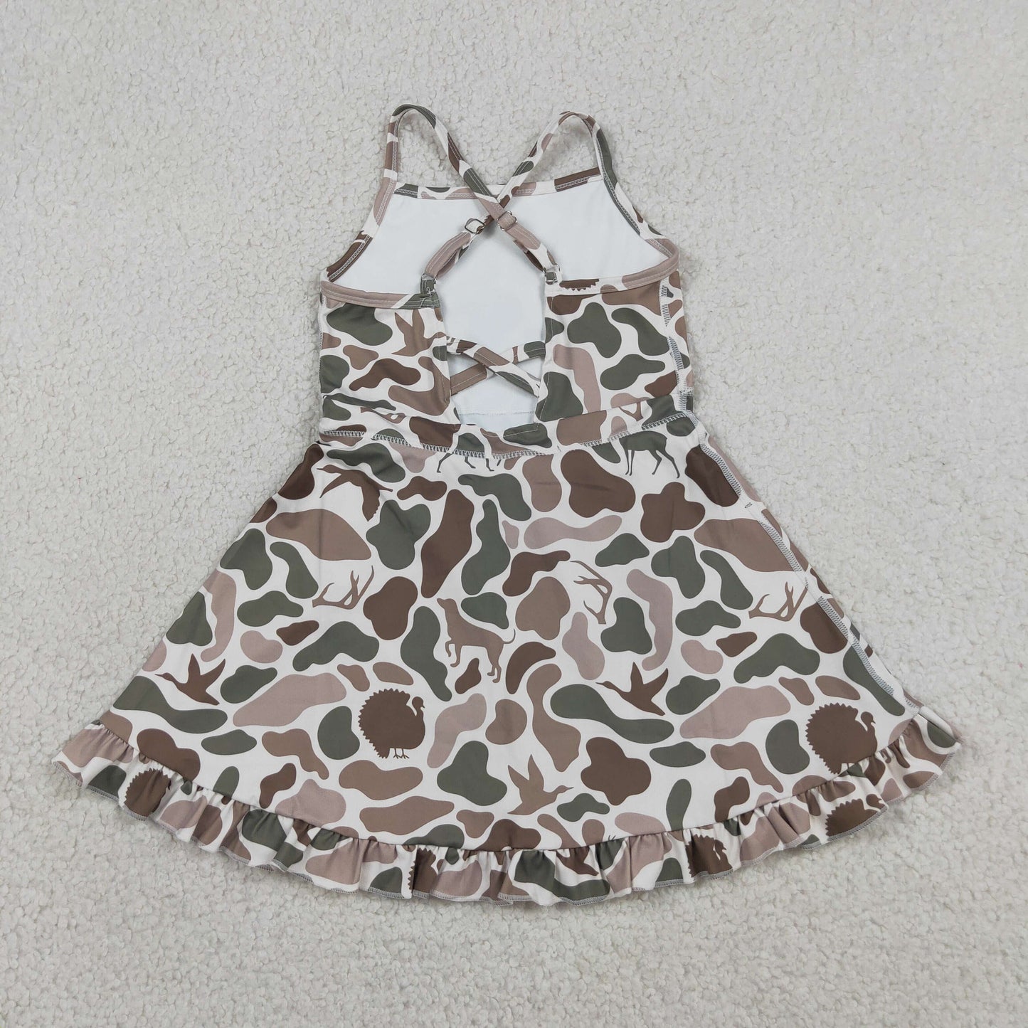hunting camo mallard athletic skort dress