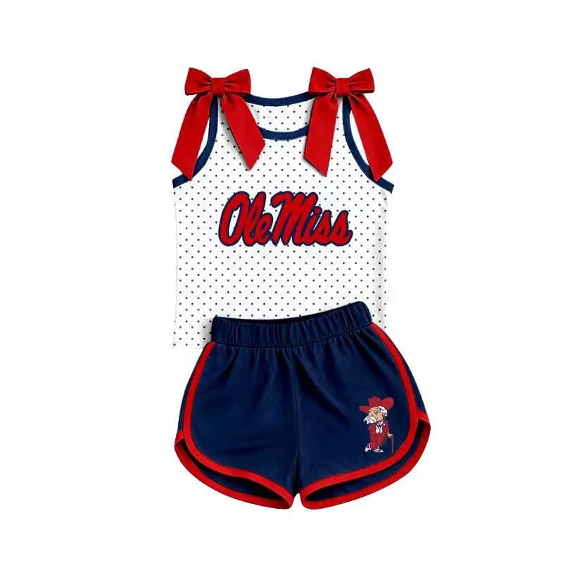 Custom order MOQ 5 Ole Miss Football Team Cheer Sets