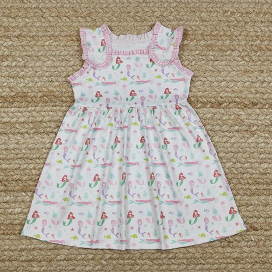 sleeveless mermaid dress