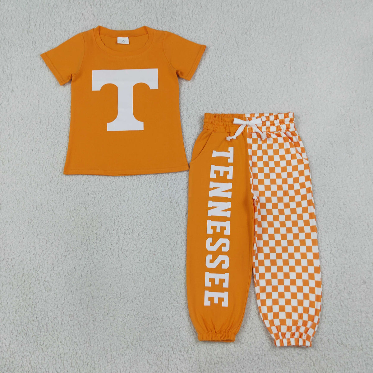 digital print tennessee orange boy outfit