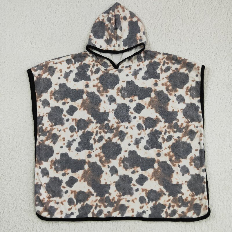 S0328 Cow Print Swim Towel Cover Ups