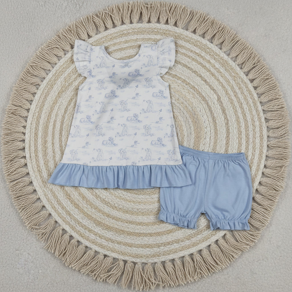 dog and butterfly bloomer outfit