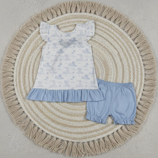 dog and butterfly bloomer outfit