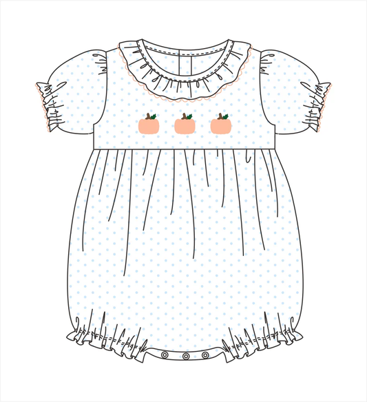 Custom order MOQ 3 Loops Stitch Pumpkins Girl Bubble