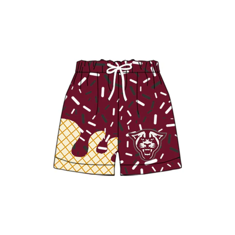 Custom order MOQ 3 school team drip sprinkles boys shorts