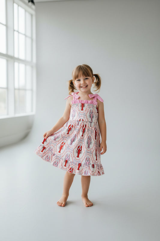 strap crawfish dress