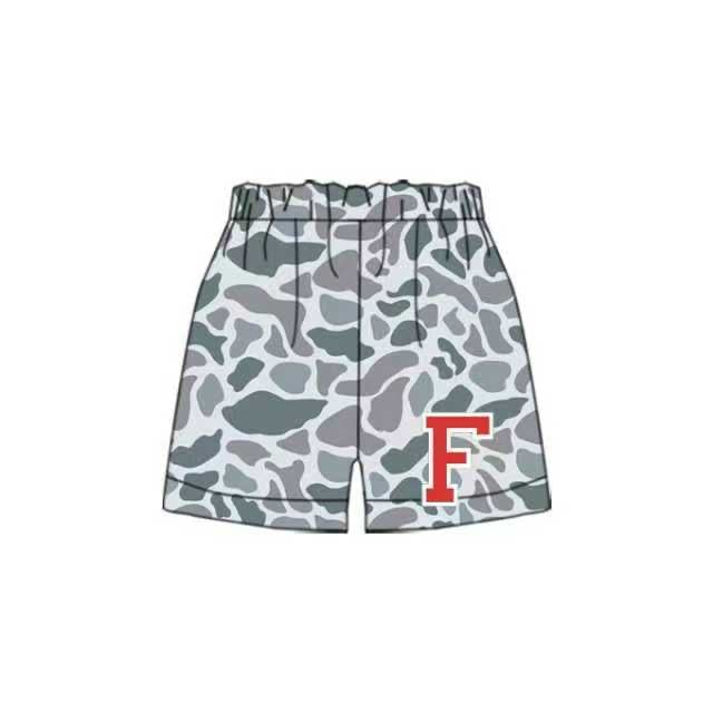 Custom order Alexis  team F camo shorts