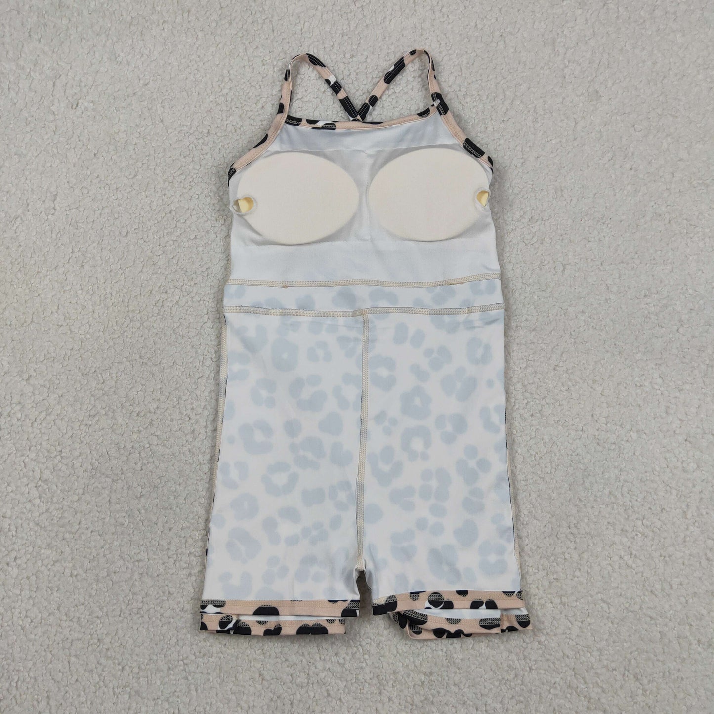 strap leopard athletic skort dress