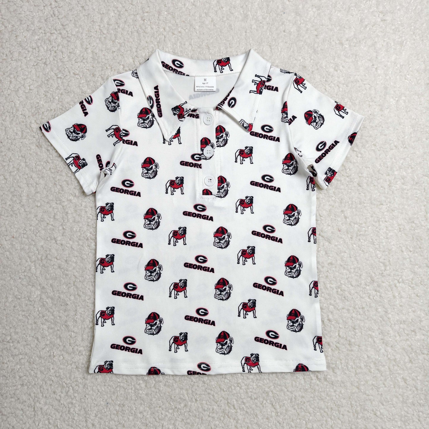 bulldog polo t-shirt
