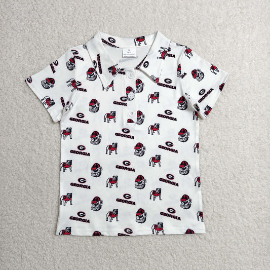 bulldog polo t-shirt