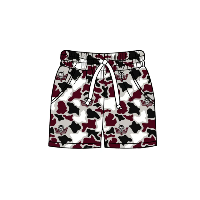 Custom order camo team shorts kids clothing