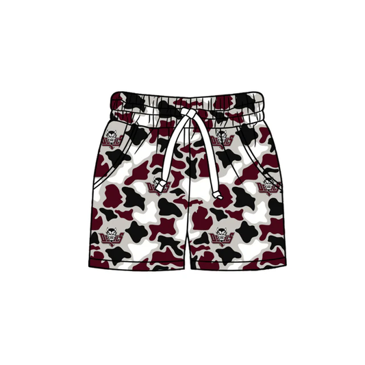 Custom order camo team shorts kids clothing