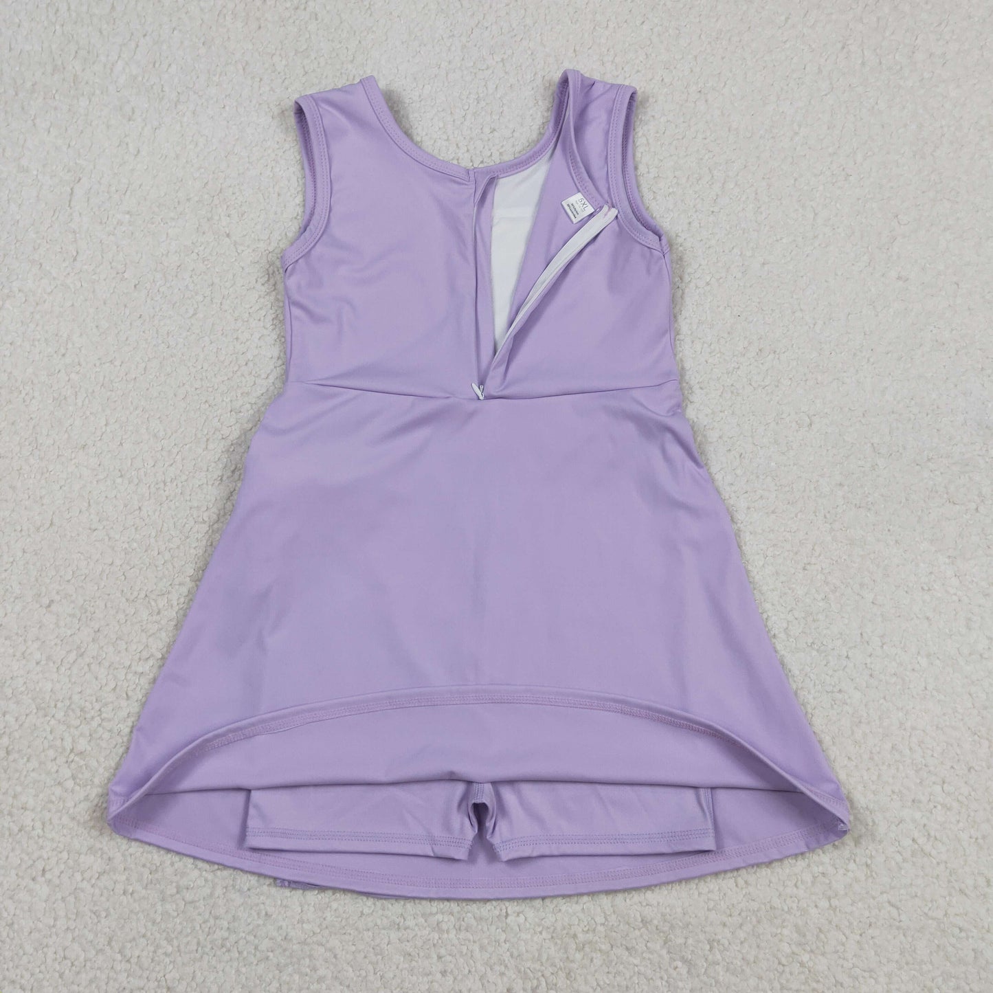 solid purple athletic skort dress
