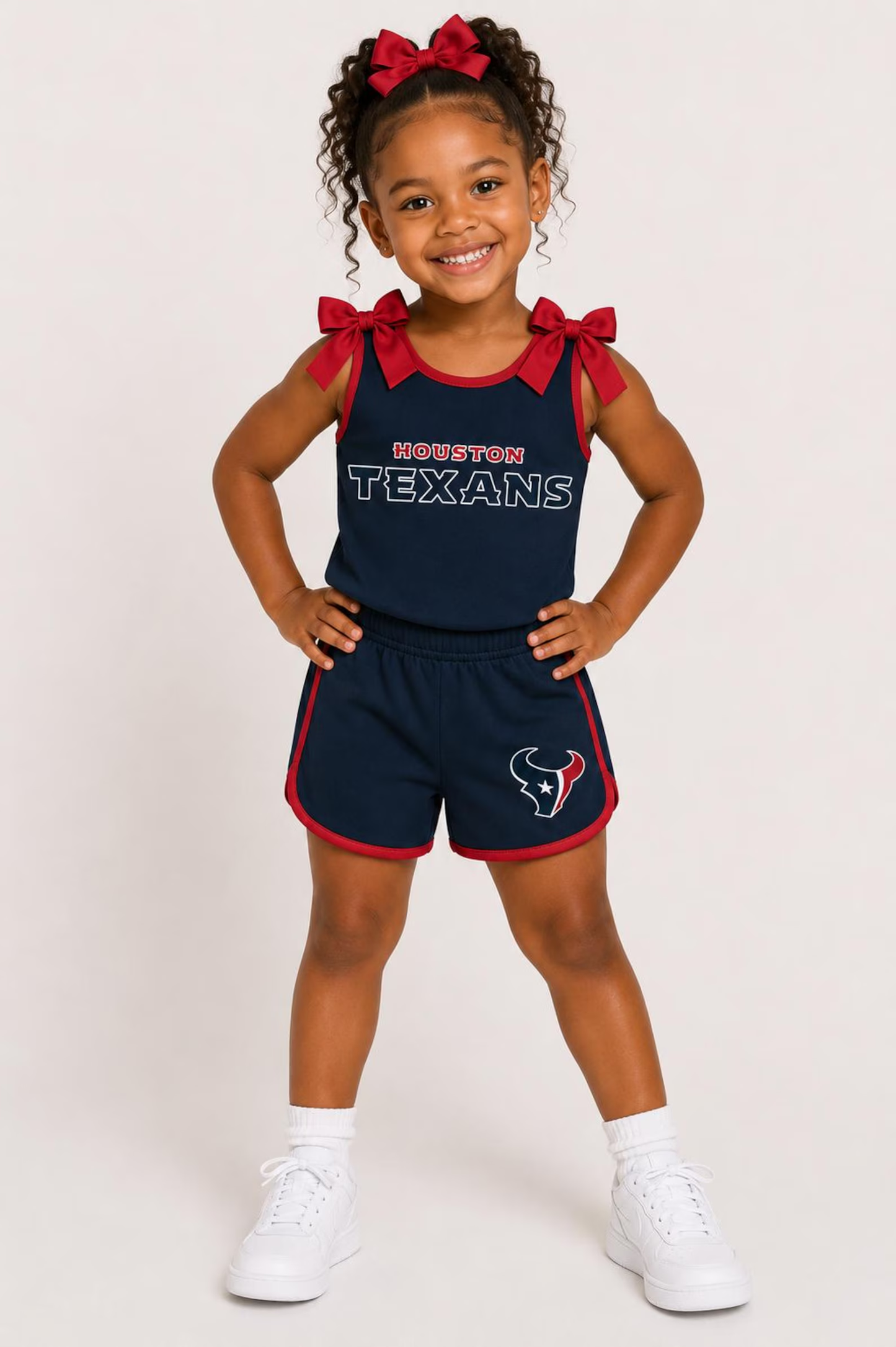 Custom order MOQ 5 Houston Football Team Cheer Sets