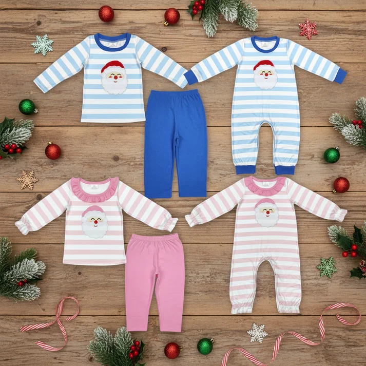 Sibling Christmas Santa Clothes