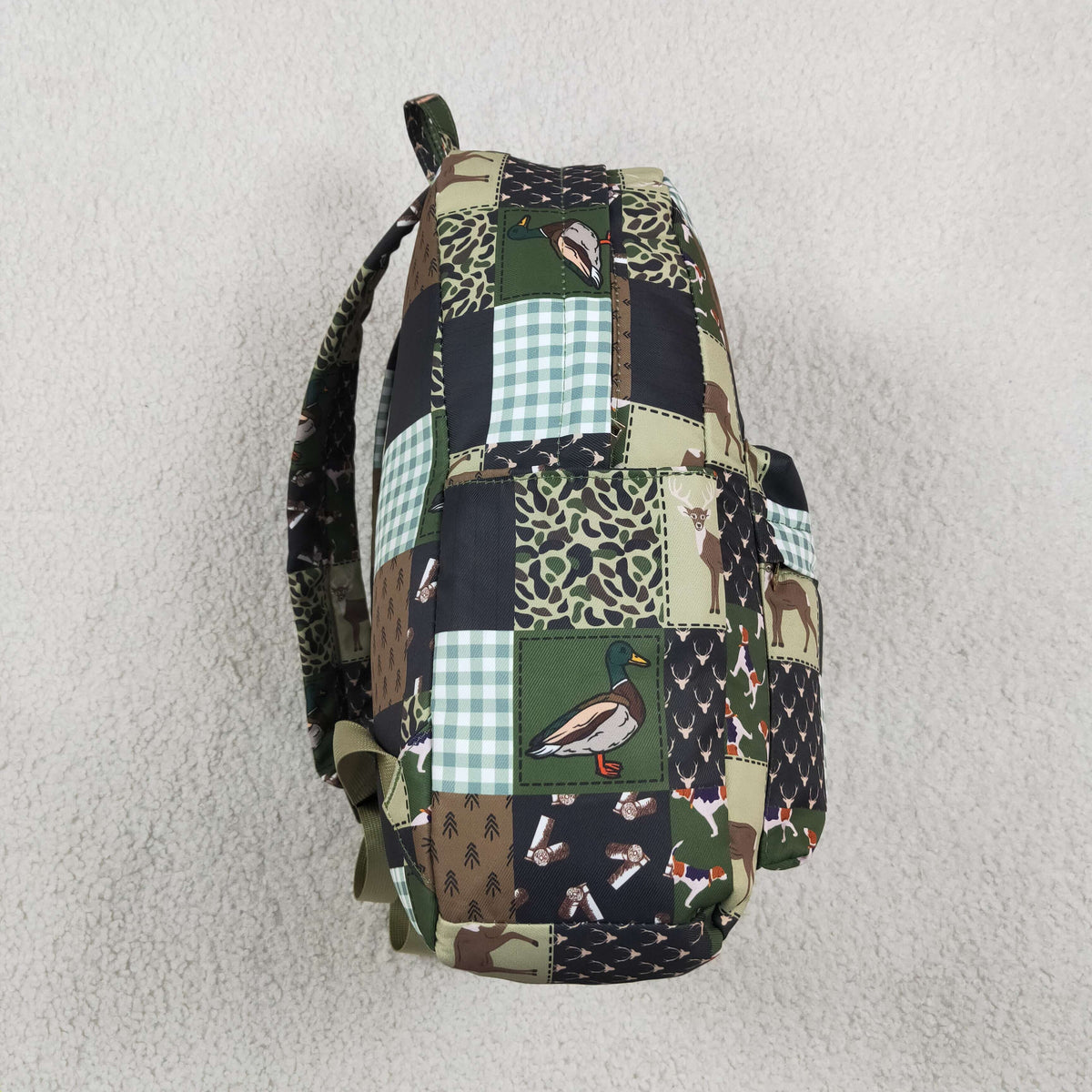 BA0199 hunting patchwork kids backpack