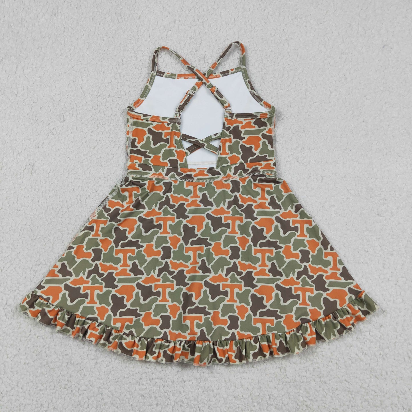 T team camo athletic skort dress