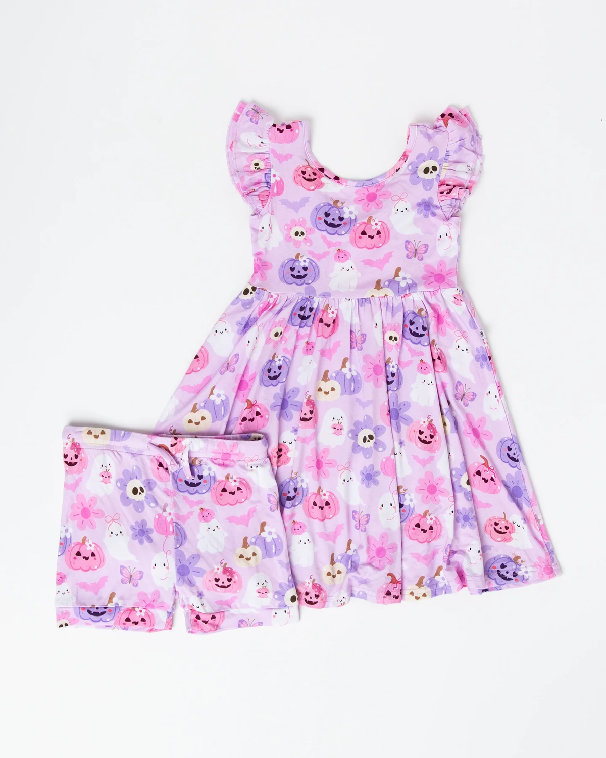 MOQ 8 TAT 7-8weeks custom order Cute To Death Cap Sleeve Dress & Shorts Set