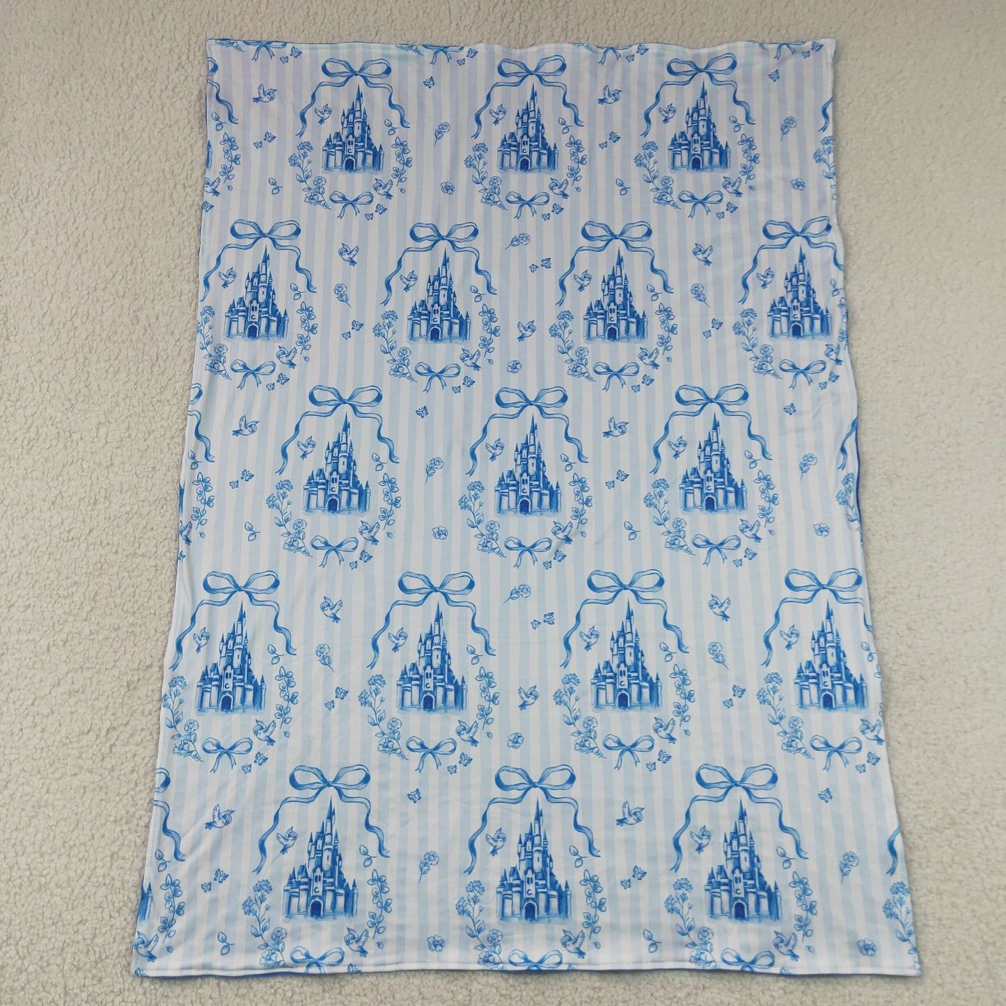 blue castle blanket