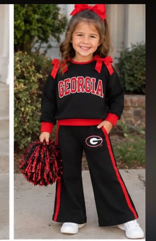 MOQ 5 TAT 7-8weeks georgia team outfit girl