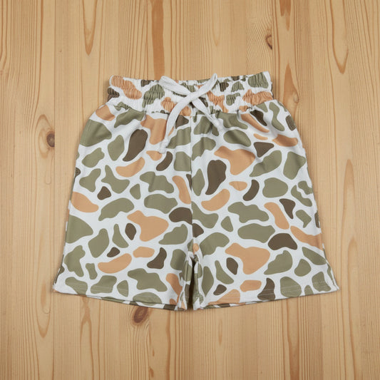 boy camo shorts kids clothing
