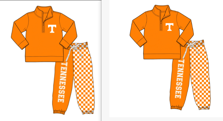Custom order MOQ 5 TENNESSEE pullover set