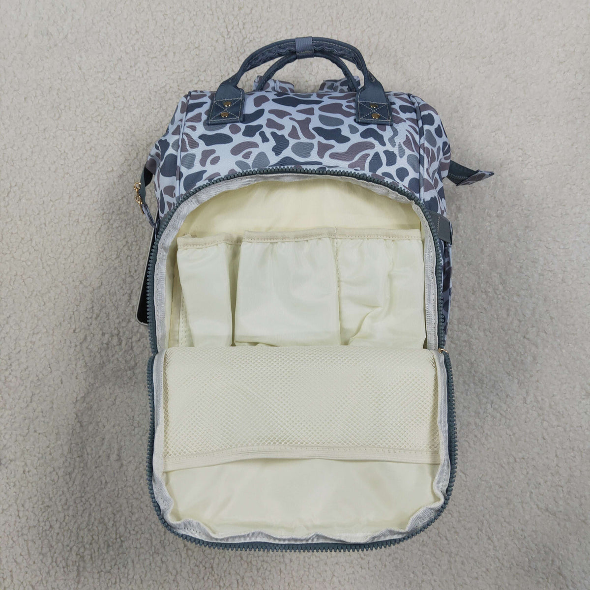 camo diaper backpack for children