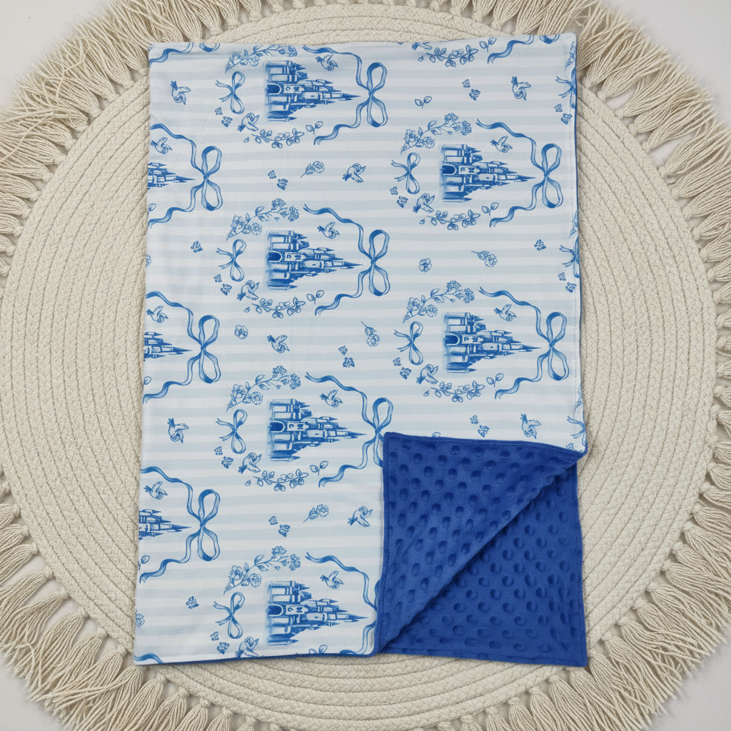 blue castle blanket