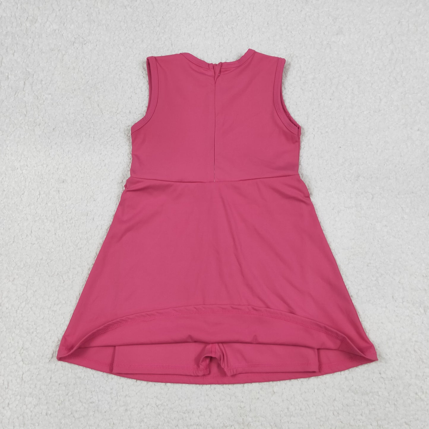 sleeveless hot pink athletic dress
