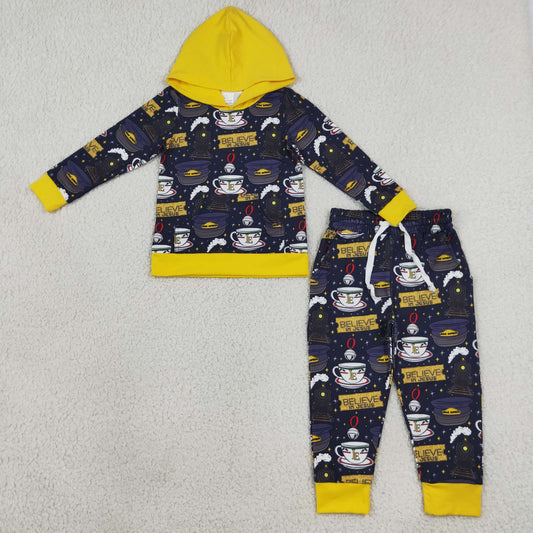 believe in jesus joggers set boys outfit