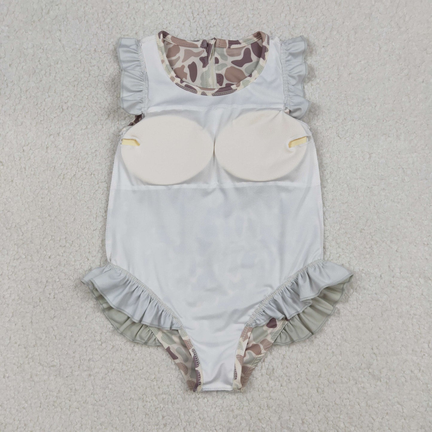 baby girl camo one piece swimsuit