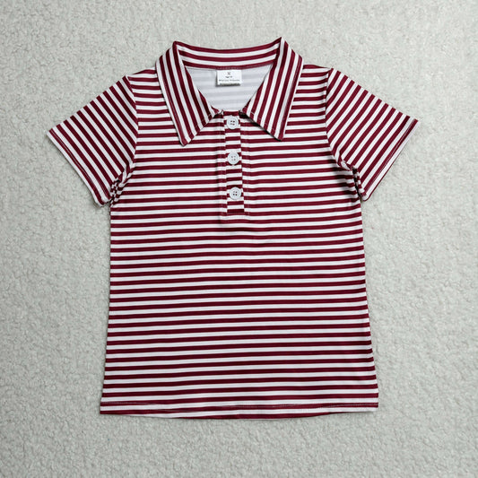 striped polo t-shirt