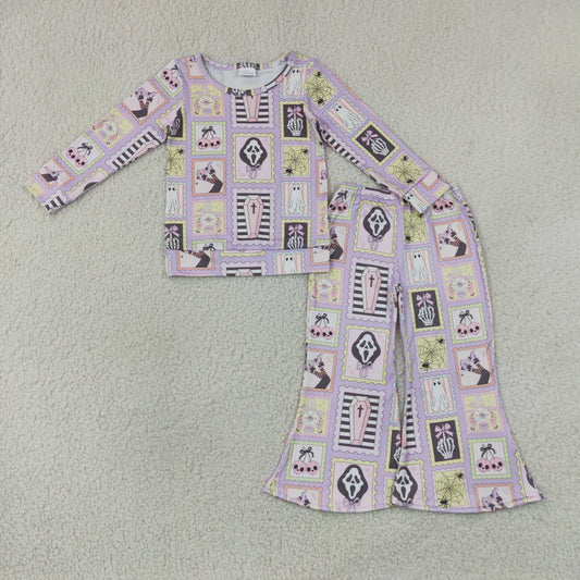 spooky pastel goth Halloween belle pants set girl outfit