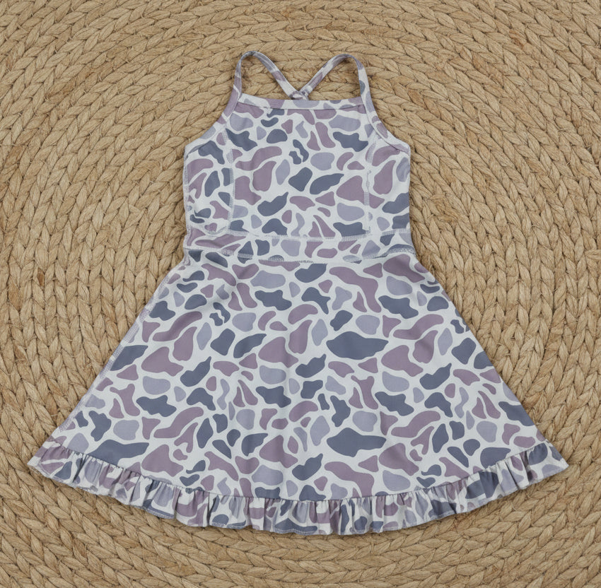 grey camo athletic skort dress sports active dresses