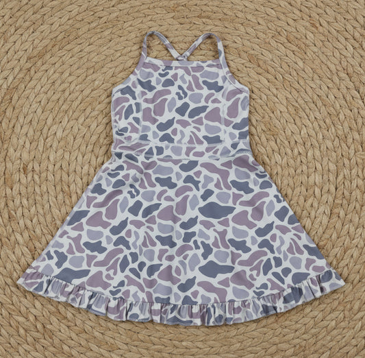 grey camo athletic skort dress sports active dresses