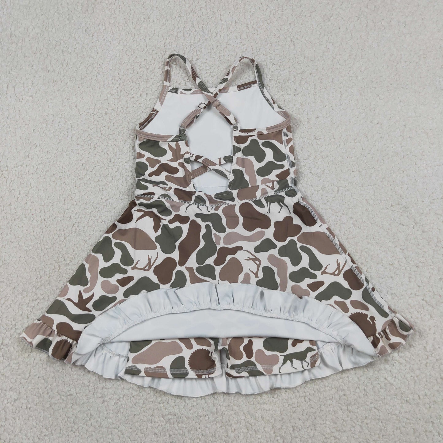 hunting camo mallard athletic skort dress