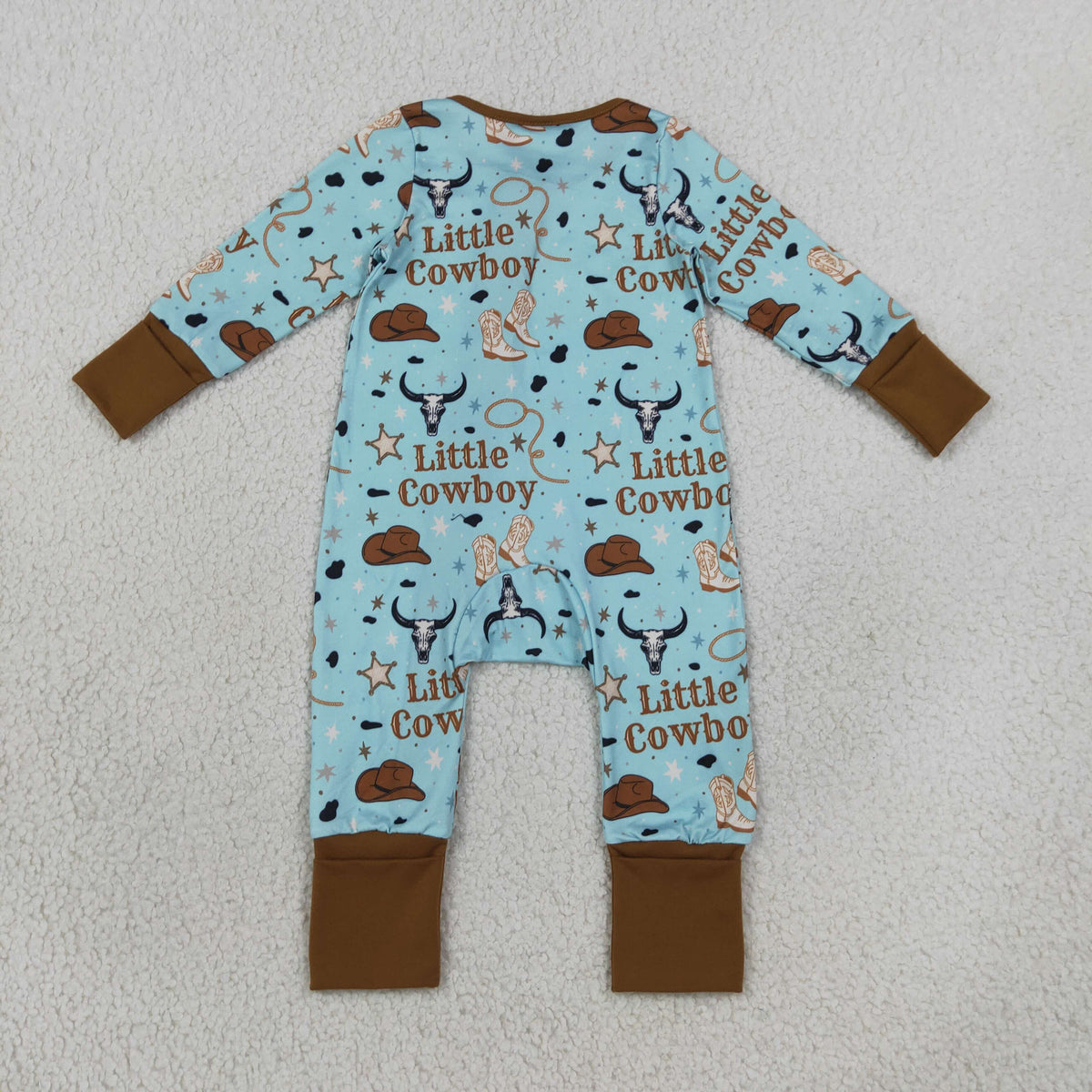 LR3124 little cowboy zip sleeper zippy baby pj
