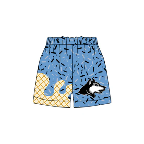 Custom order MOQ 3 school-team-wolf-drip-sprinkles-boys-shorts