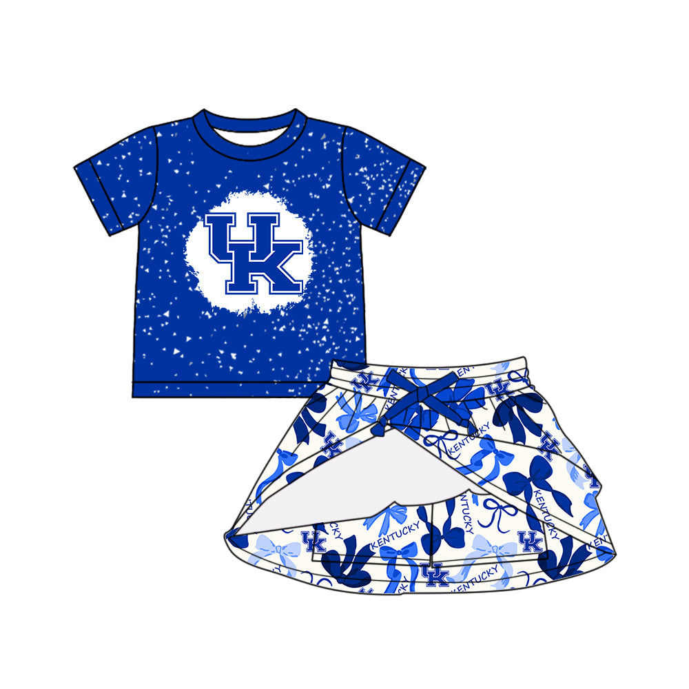 Custom match baby girls UK Bow print dress D 6.25