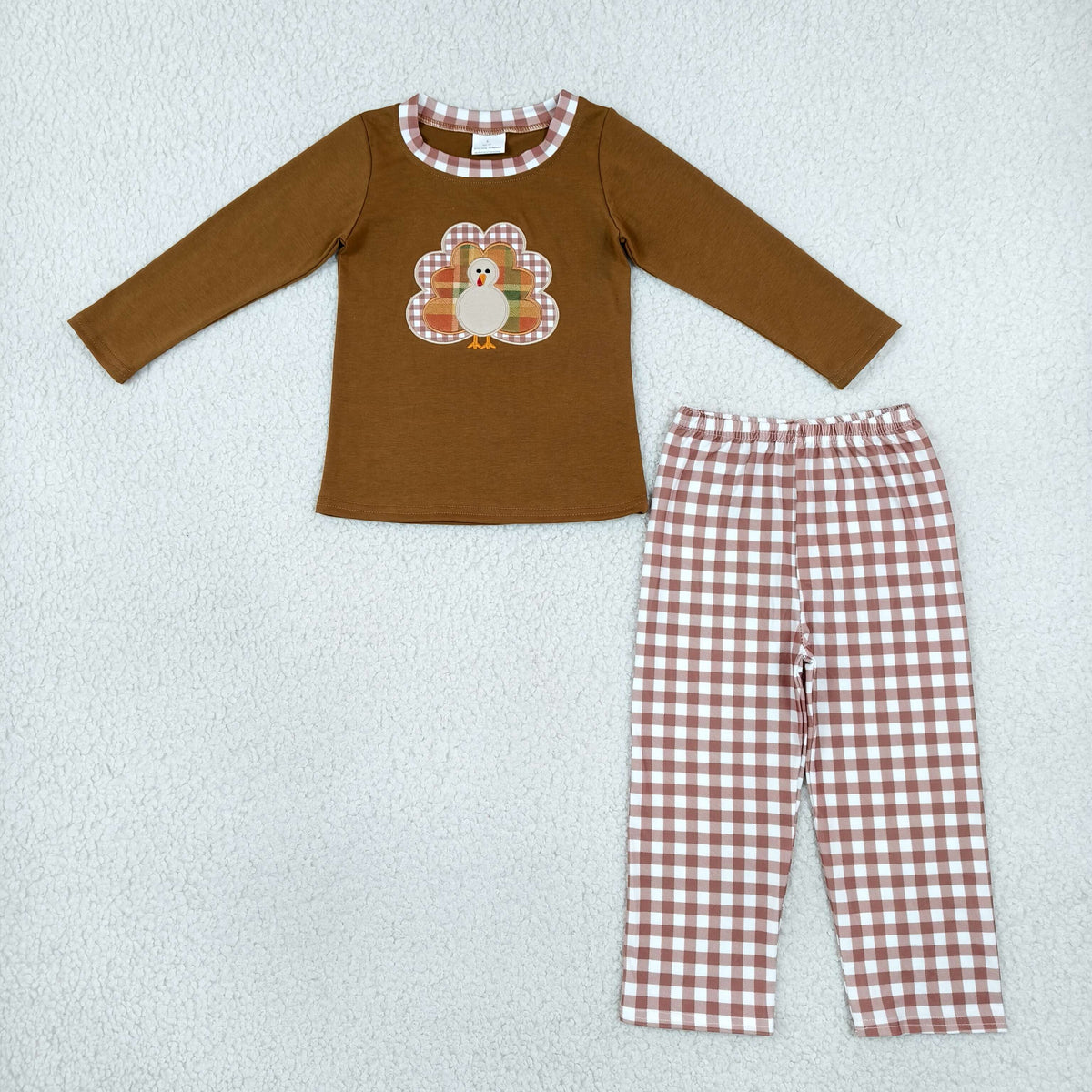 turkey embroidery boys outfit