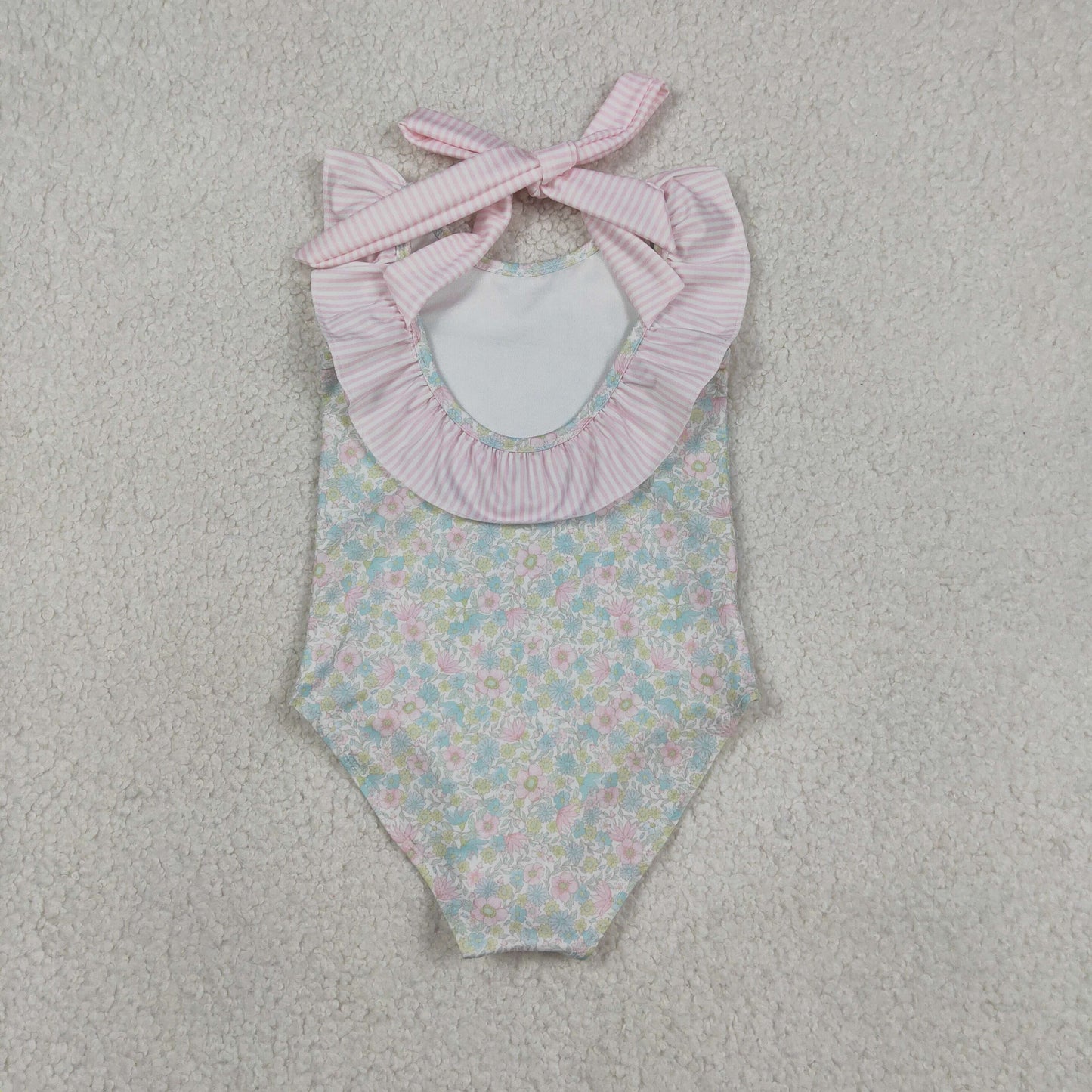 S0732 one pieces floral swimsuit for girl