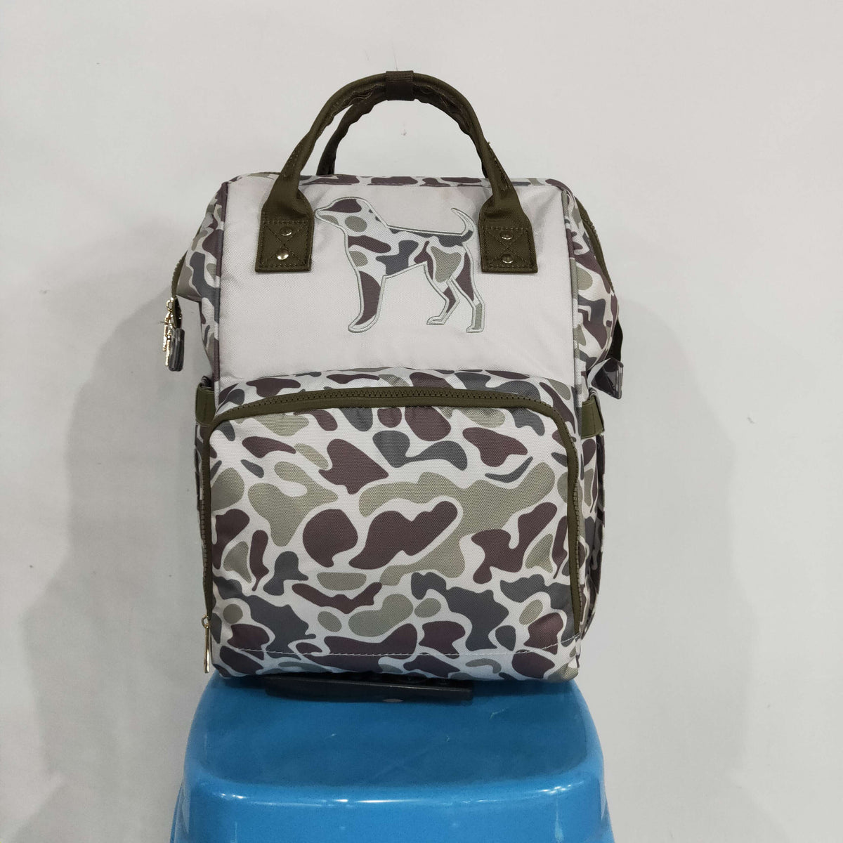 camo diaper backpack for kids