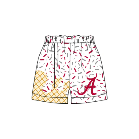 Custom order MOQ 3 school team drip sprinkles boys shorts