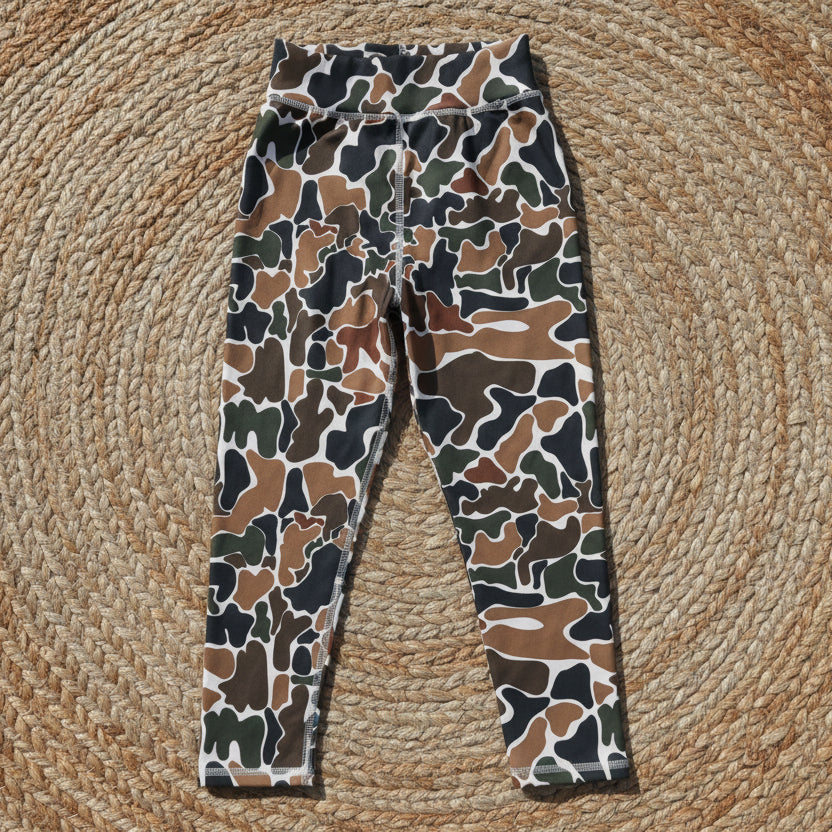P0690 camo athletic pants active leggings