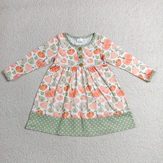 long sleeve pumpkin dress