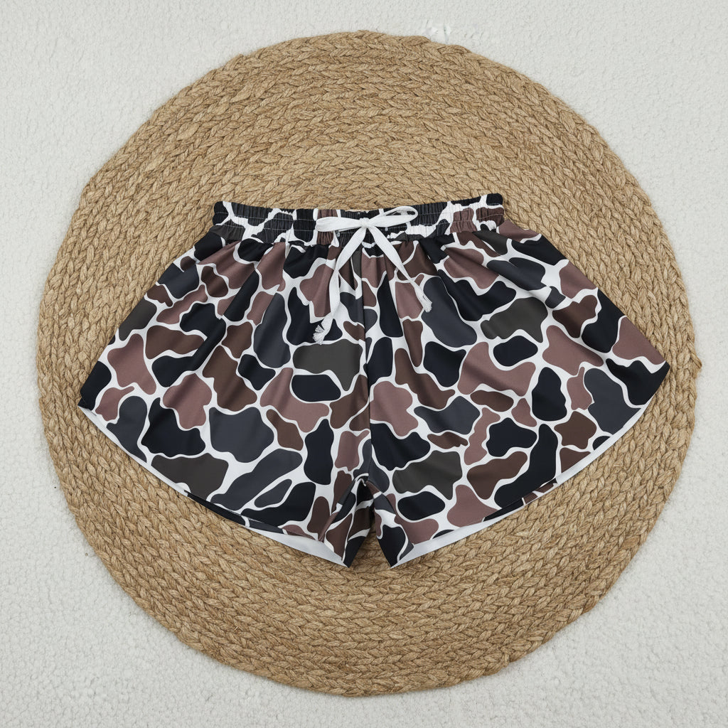 adult women athletic camo butterfly shorts