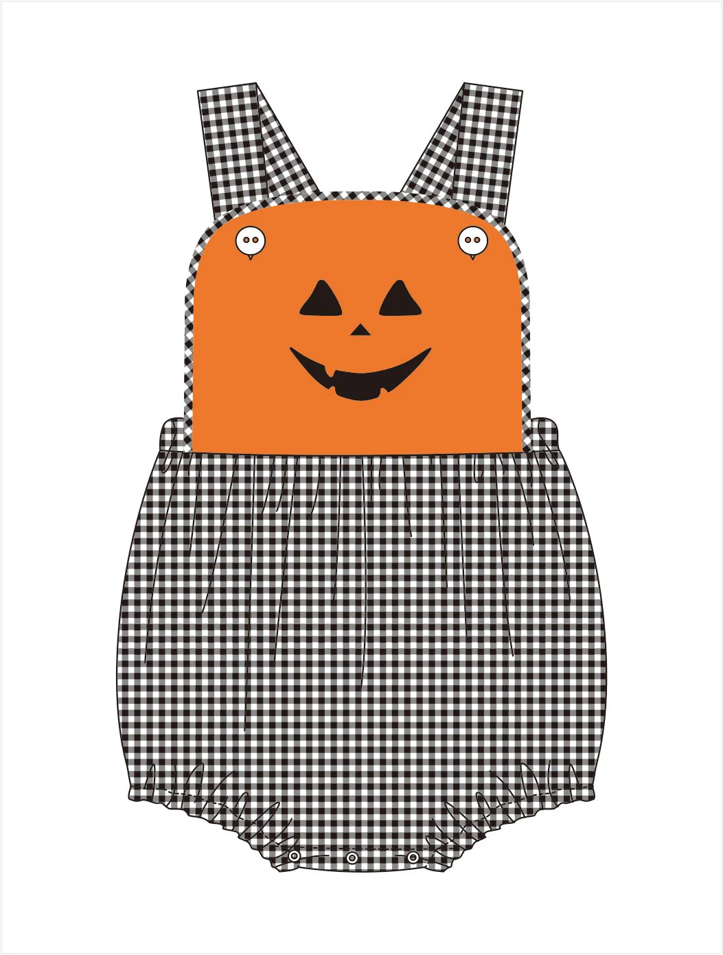 Custom order MOQ 3 Jack O' Lantern Boys Bubble