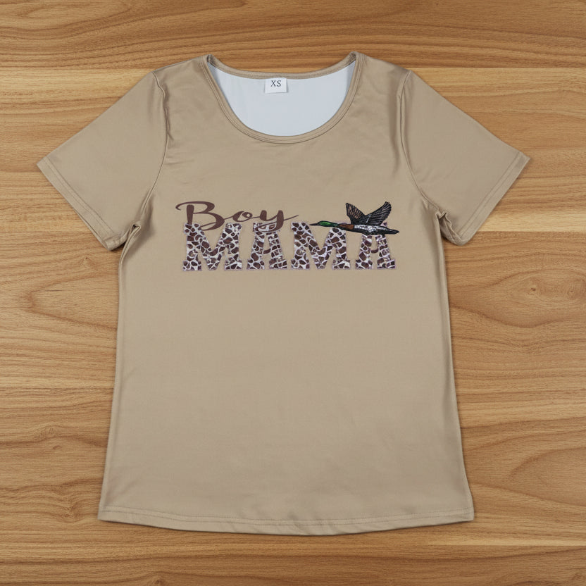 boy mama t-shirt women tops
