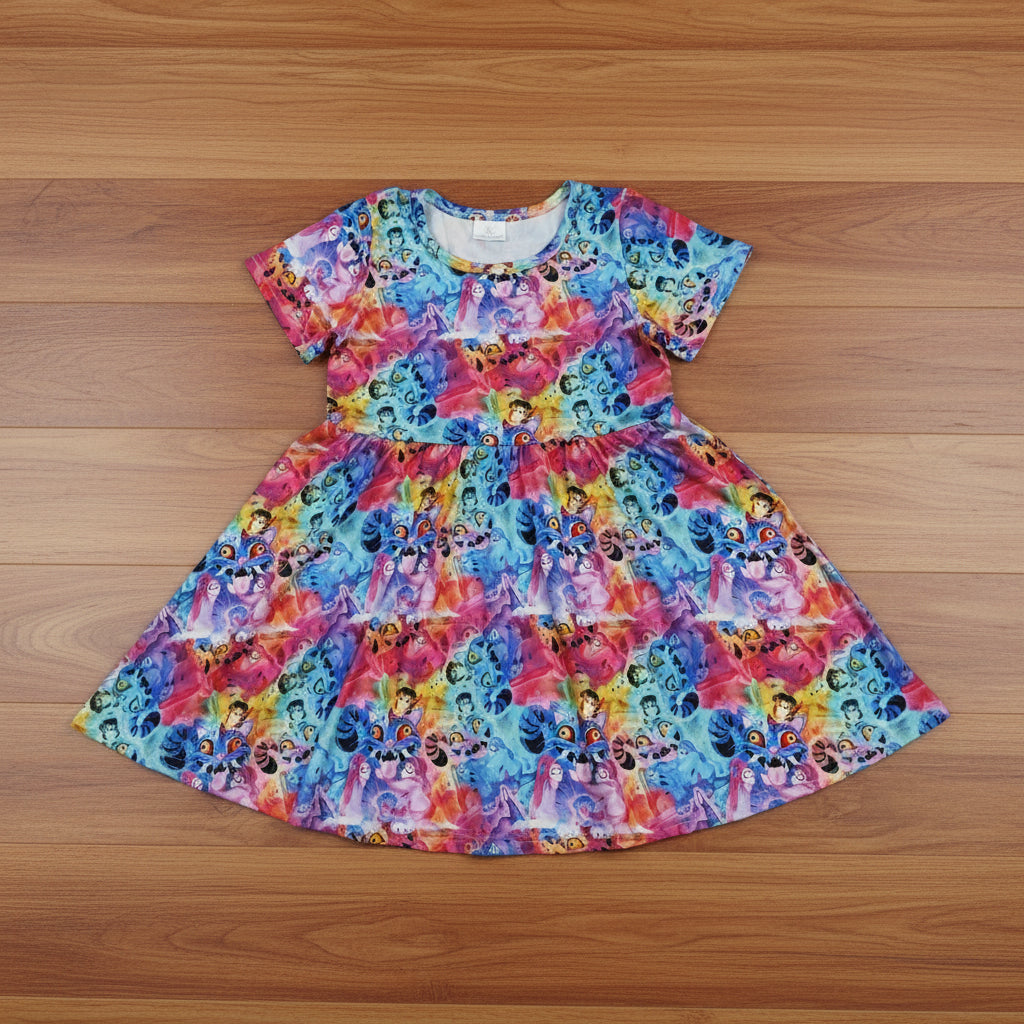 short sleeve kpop dress